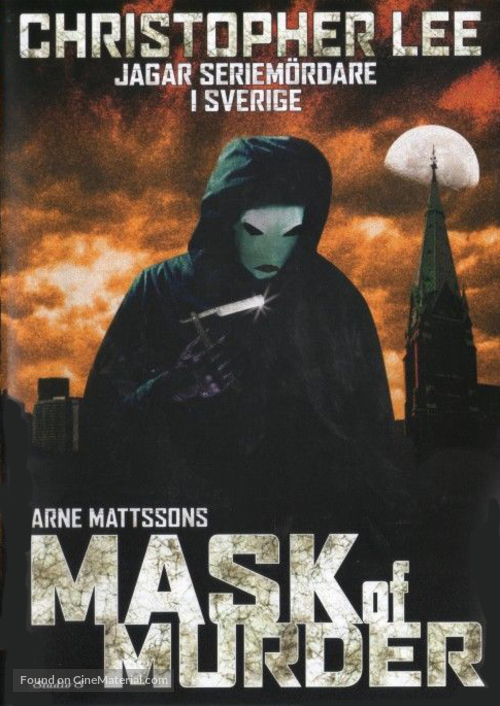 Mask of Murder - Swedish Movie Cover