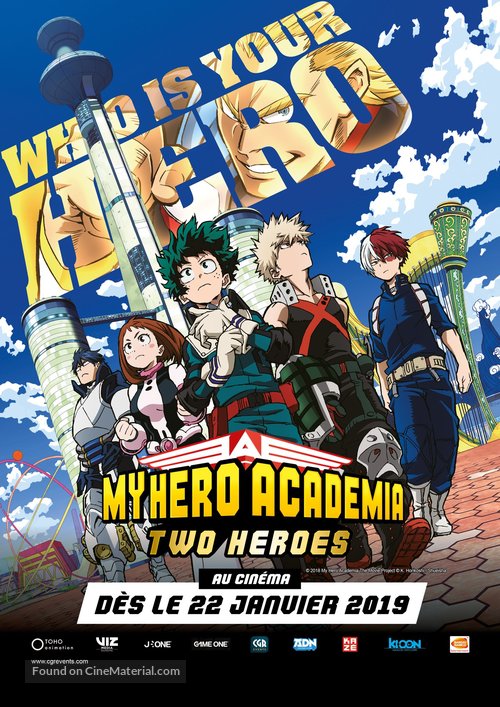 Boku no Hero Academia the Movie - French Movie Poster