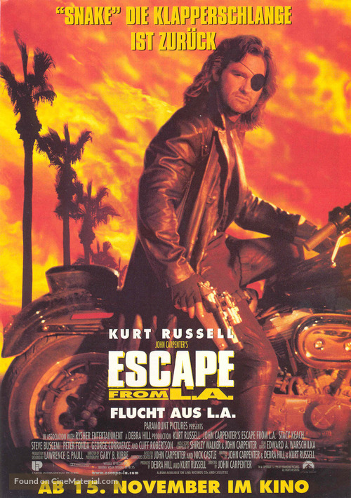 Escape from L.A. - Swiss Movie Poster