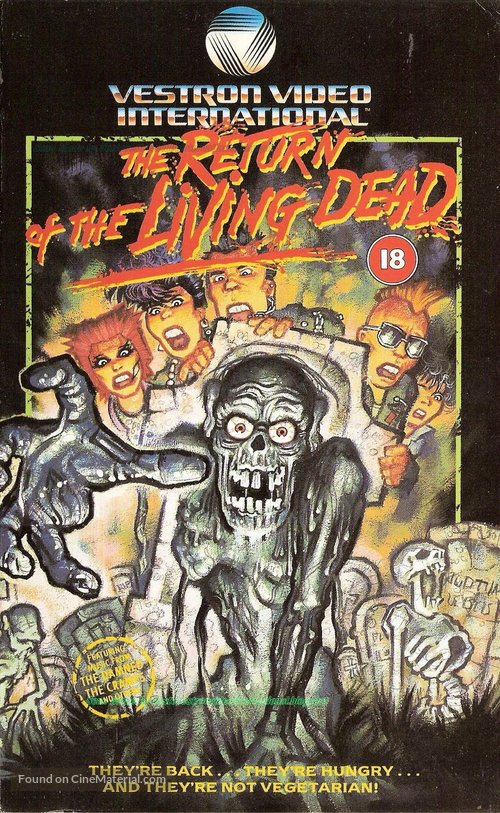 The Return of the Living Dead - British VHS movie cover