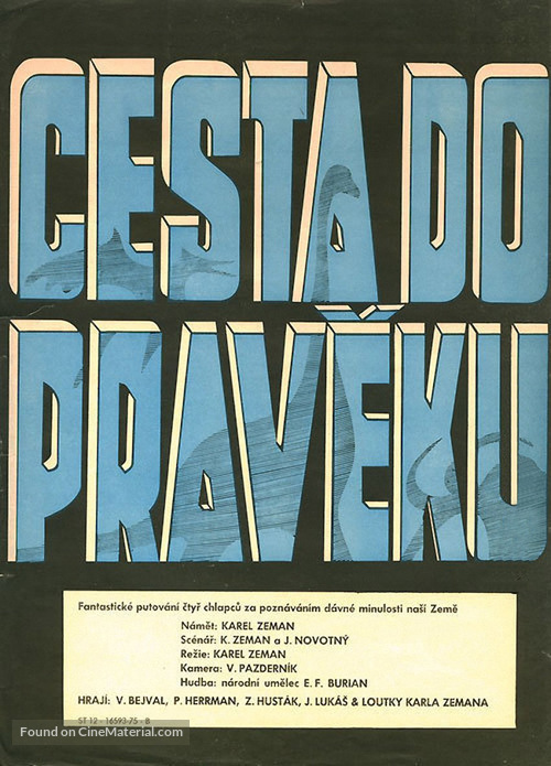 Cesta do praveku - Czech Movie Poster