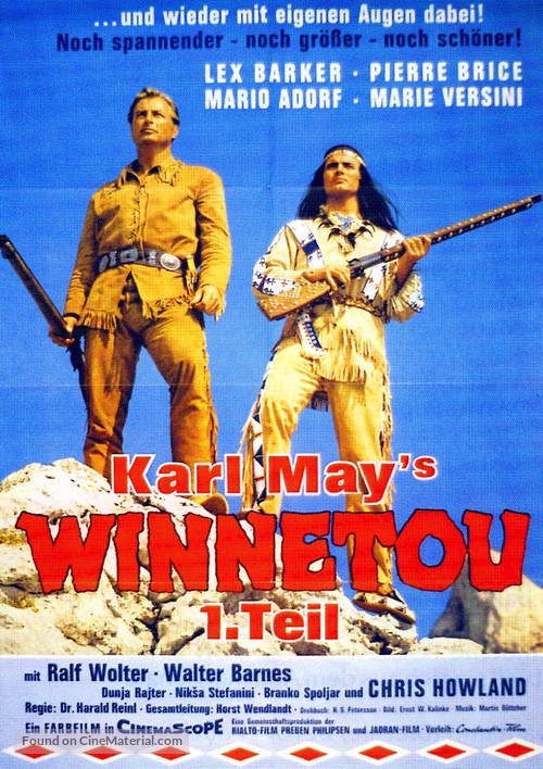 Winnetou - 1. Teil - German Movie Poster