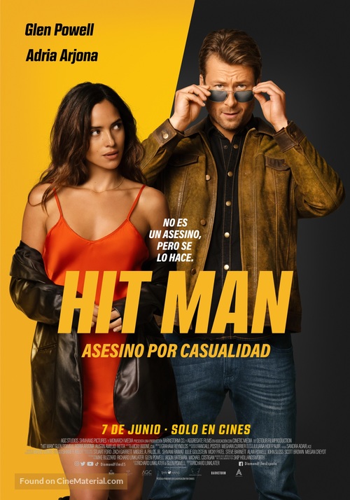 Hit Man - Spanish Movie Poster