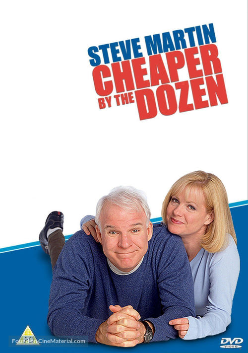Cheaper by the Dozen - British DVD movie cover