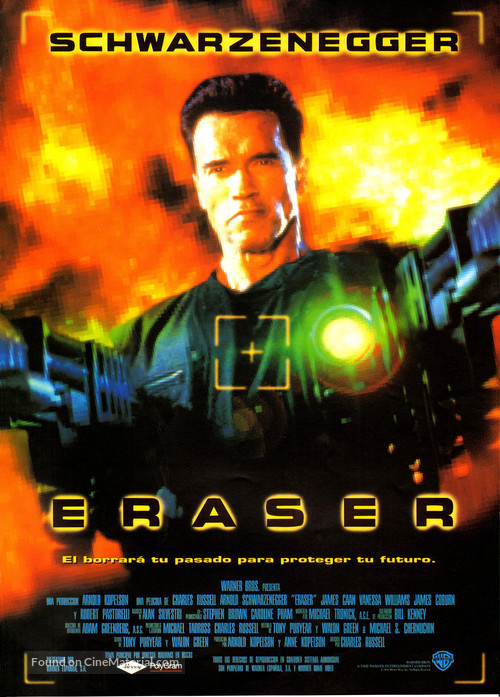 Eraser - Spanish Movie Poster