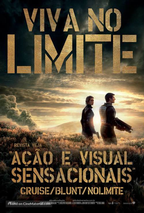 Edge of Tomorrow - Brazilian Movie Poster