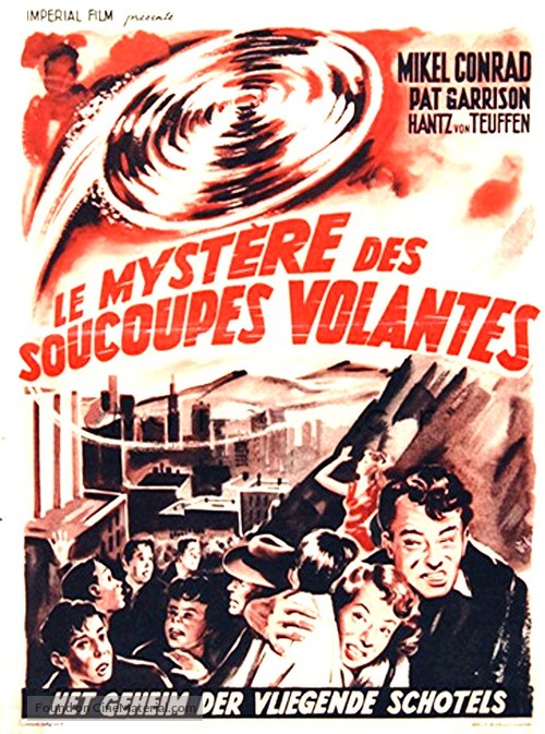 The Flying Saucer - Belgian Movie Poster