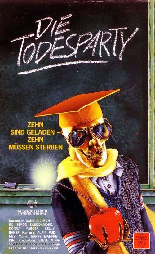 Slaughter High - German VHS movie cover