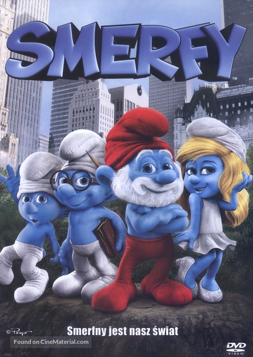 The Smurfs - Polish DVD movie cover