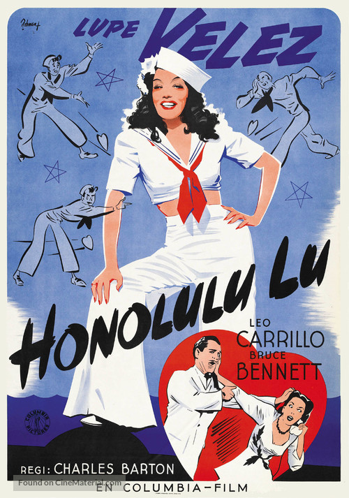 Honolulu Lu - Swedish Movie Poster