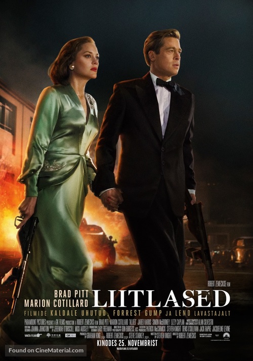 Allied - Estonian Movie Poster