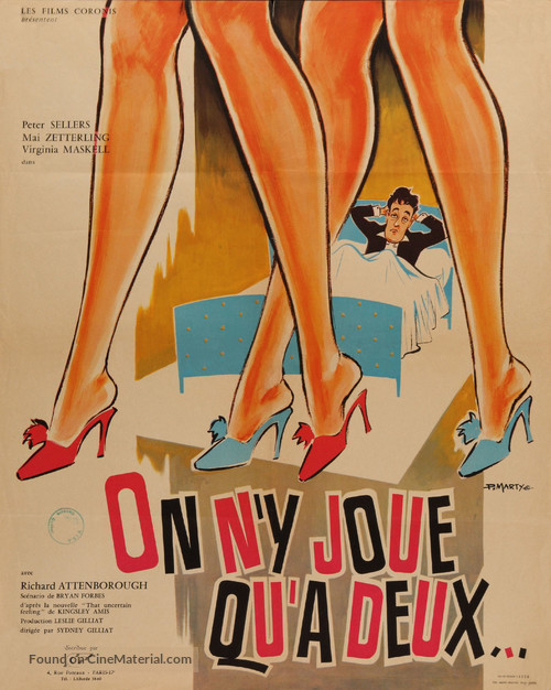 Only Two Can Play - French Movie Poster