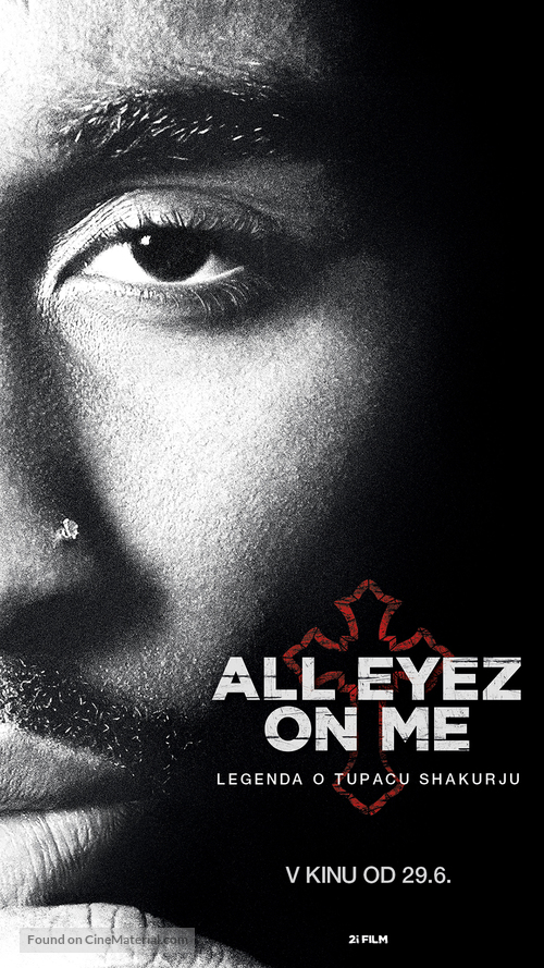 All Eyez on Me - Slovenian Movie Poster