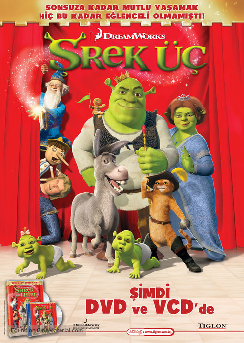 Shrek the Third - Turkish Movie Cover
