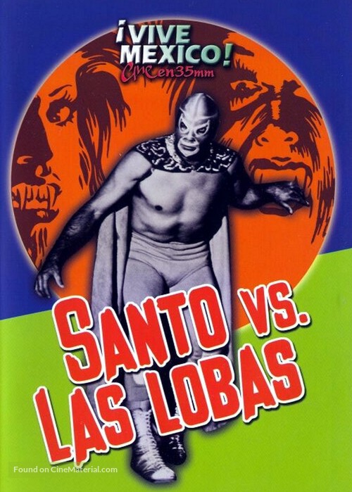 Santo vs. las lobas - Mexican Movie Cover