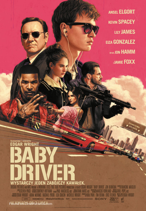 Baby Driver - Polish Movie Poster