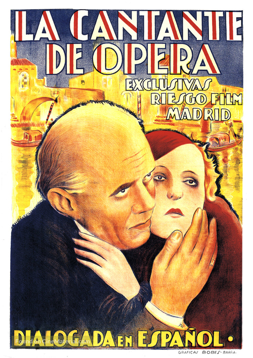 La cantante dell&#039;opera - Spanish Movie Poster