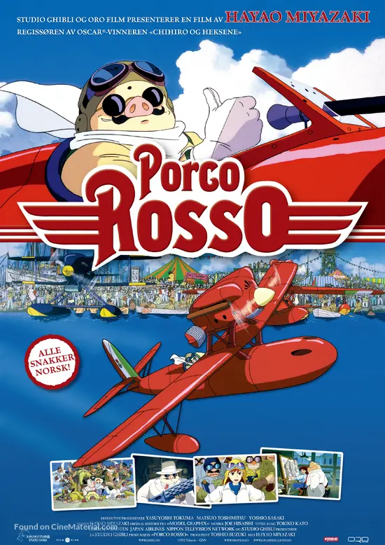 Get Kurenai No Buta 1992 Norwegian Movie Poster Desktop Wallpaper Get Wallpaper Kurenai No Buta 1992 Norwegian Movie Poster Desktop Wallpaper Free