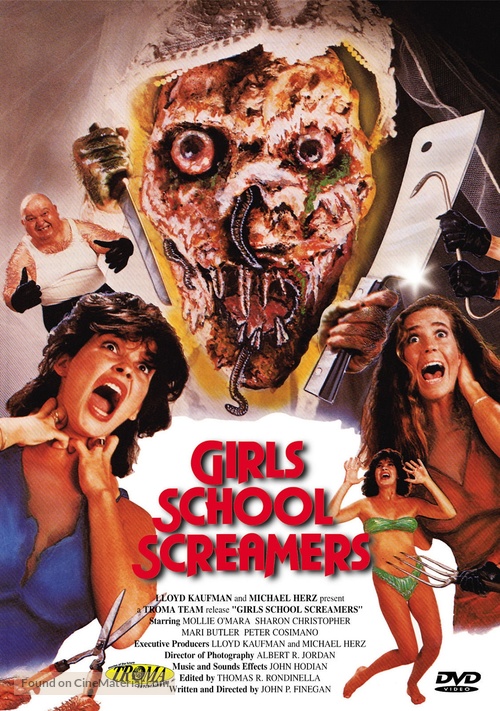 Girls School Screamers - Canadian DVD movie cover