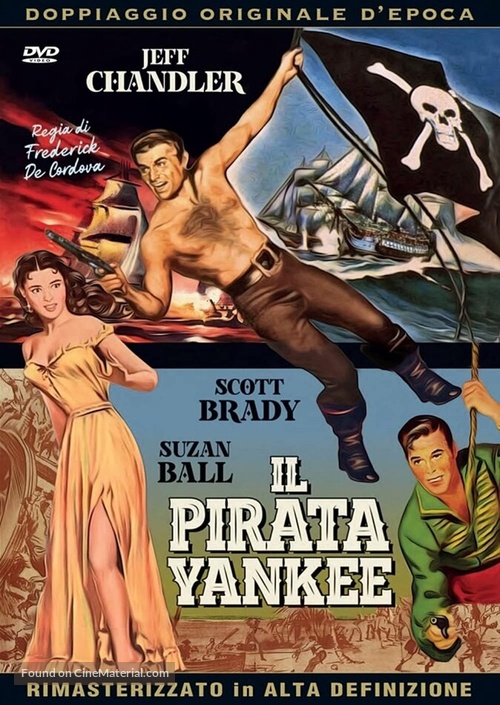 Yankee Buccaneer - Italian DVD movie cover