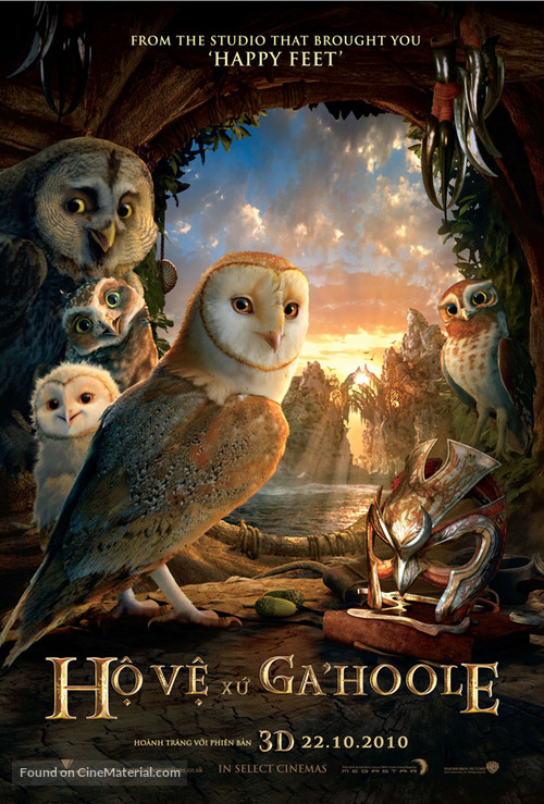 Legend of the Guardians: The Owls of Ga&#039;Hoole - Vietnamese Movie Poster
