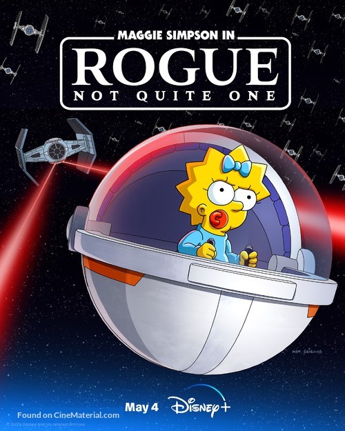 Maggie Simpson in Rogue Not Quite One - Movie Poster