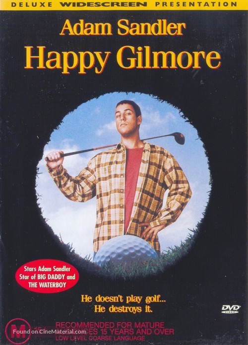 Happy Gilmore - Australian DVD movie cover