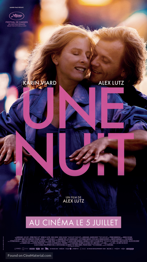Une nuit - French Movie Poster