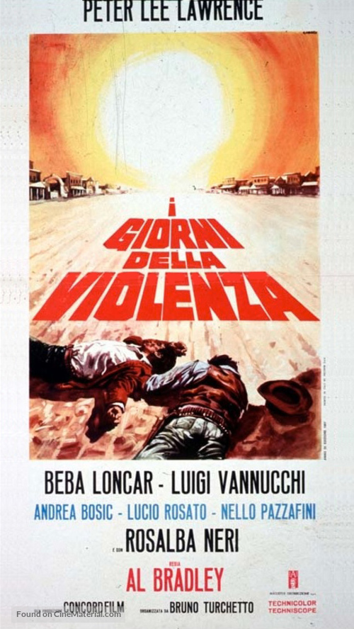 I giorni della violenza - Italian Movie Poster