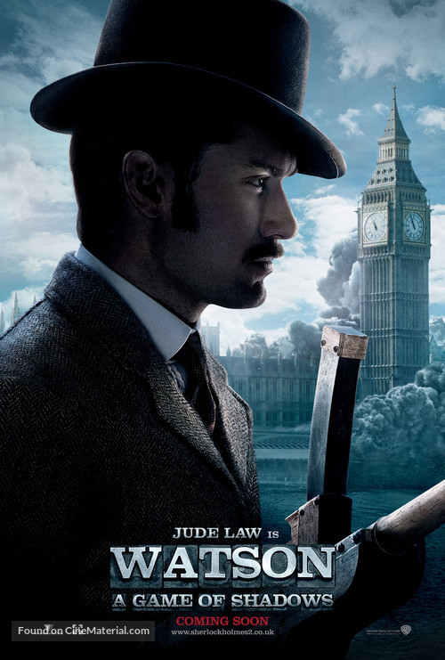 Sherlock Holmes: A Game of Shadows - British Movie Poster