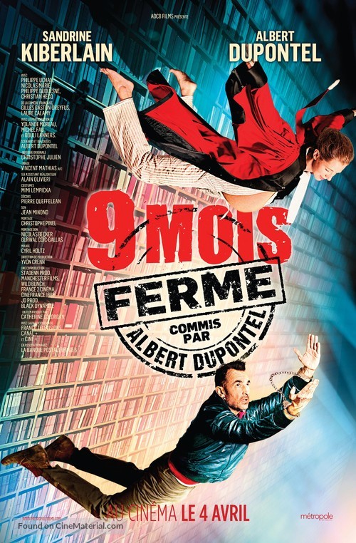 9 mois ferme - Canadian Movie Poster