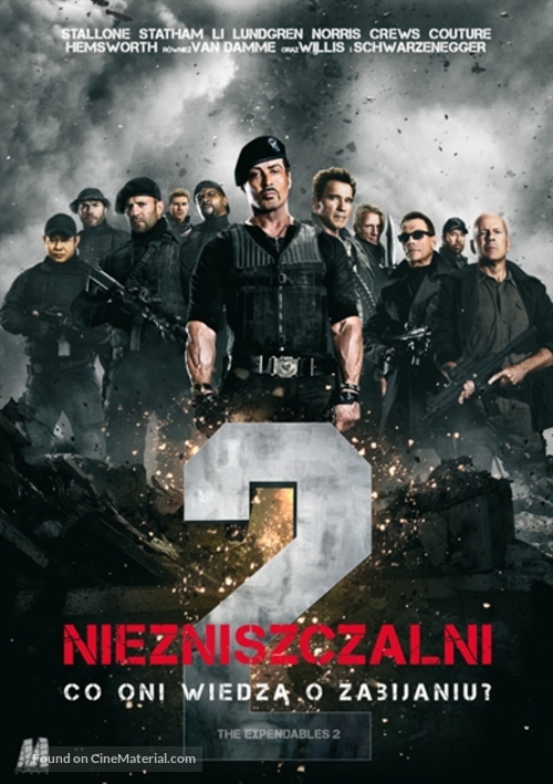 The Expendables 2 - Polish Movie Cover