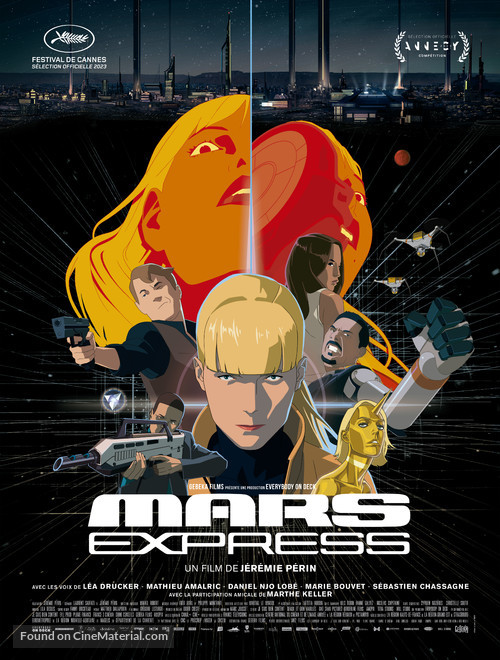 Mars Express - French Movie Poster