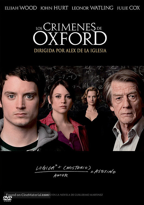 The Oxford Murders - Spanish DVD movie cover