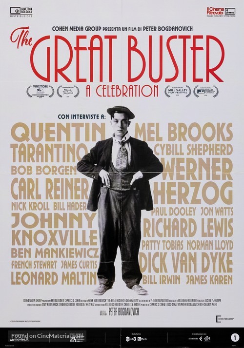 The Great Buster - Italian Movie Poster