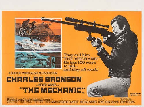 The Mechanic - British Movie Poster