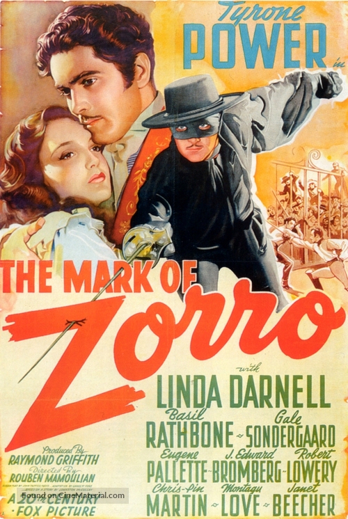 The Mark of Zorro - Movie Poster