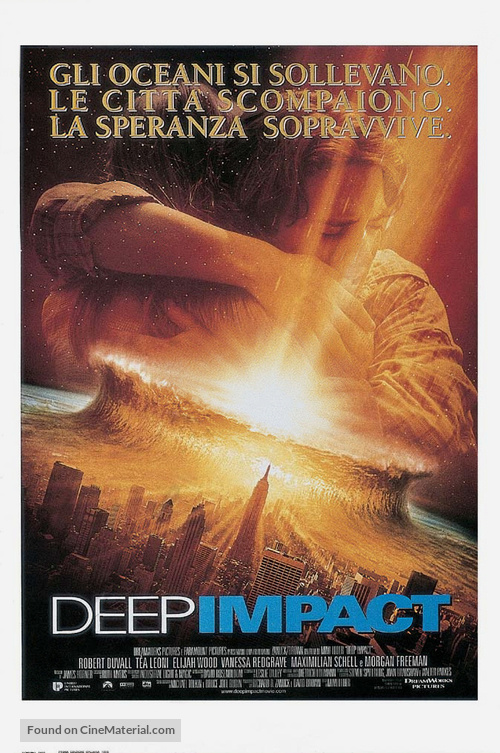 Deep Impact - Italian Movie Poster