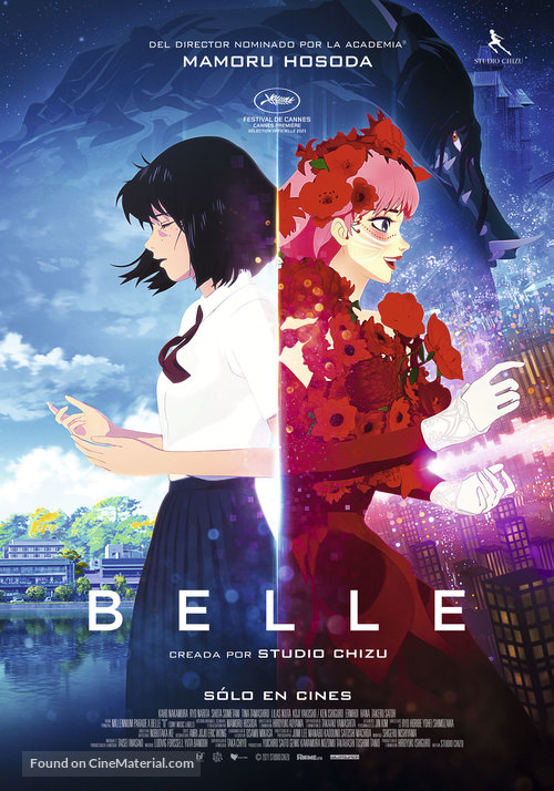 Belle: Ryu to Sobakasu no Hime - Chilean Movie Poster