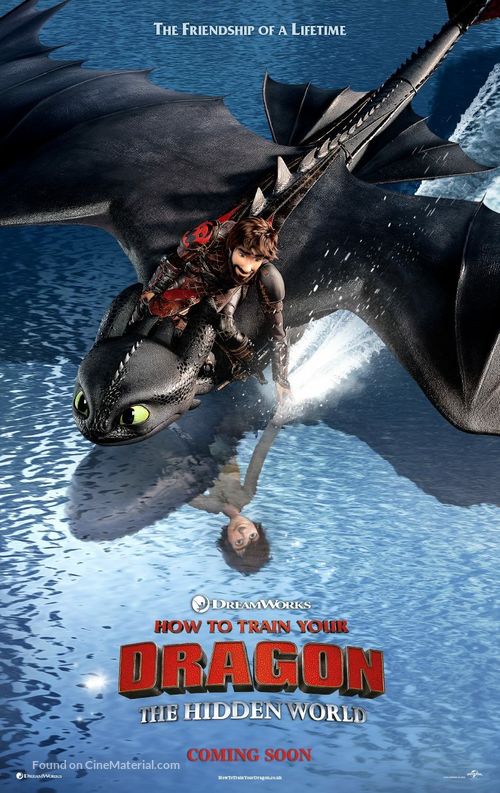 How to Train Your Dragon: The Hidden World - British Movie Poster