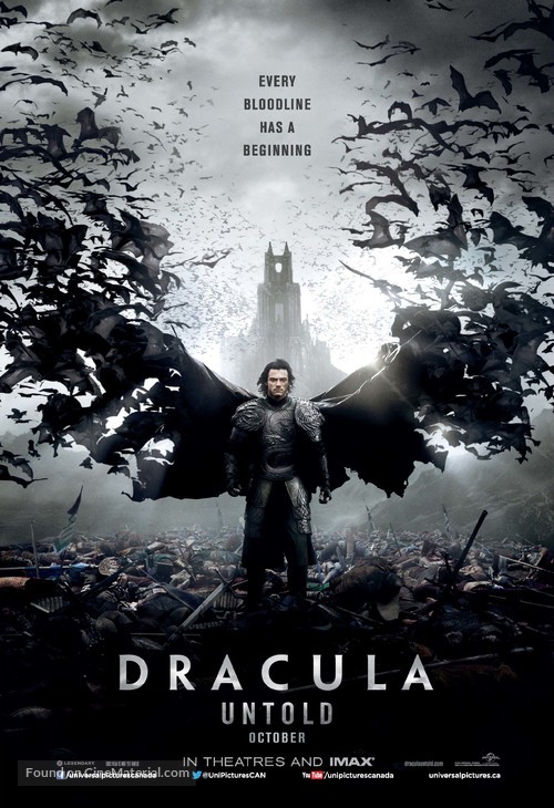 Dracula Untold - Canadian Movie Poster