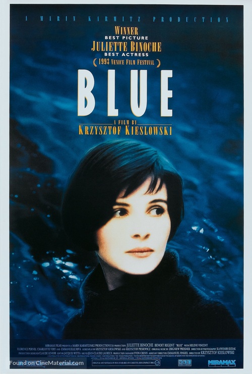 Trois couleurs: Bleu - Movie Poster