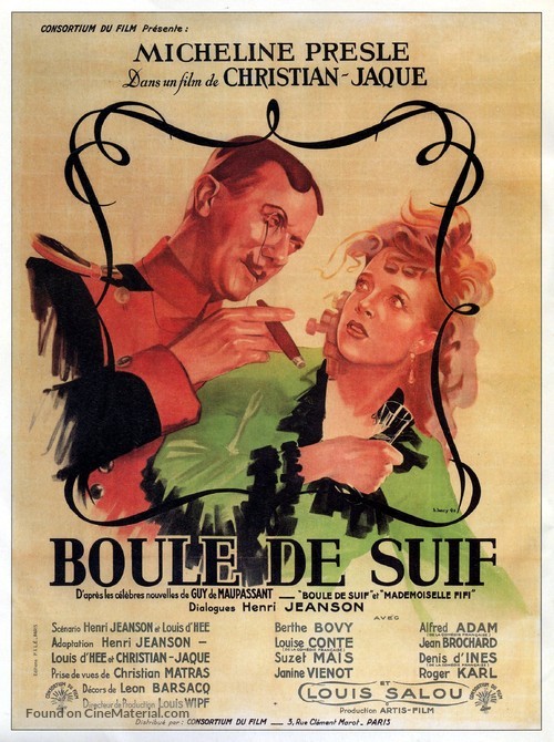 Boule de suif - French Movie Poster