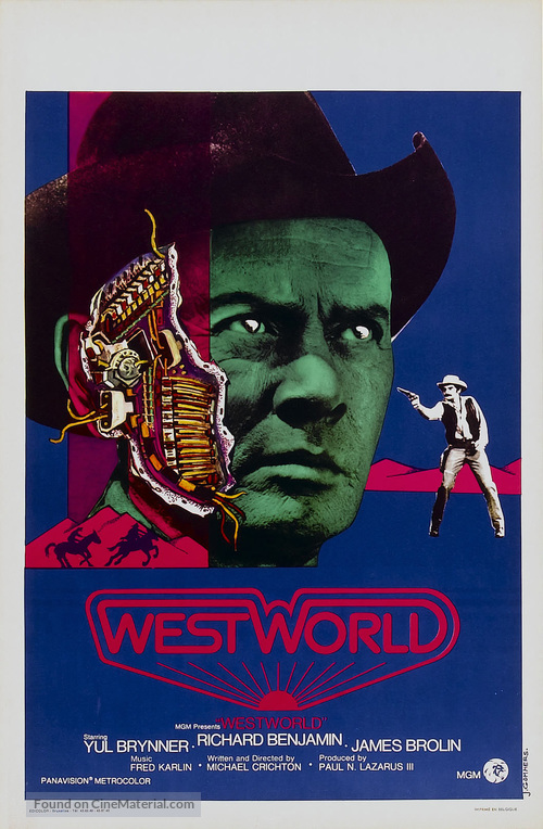 Westworld - Belgian Theatrical movie poster
