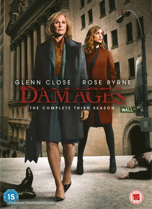 &quot;Damages&quot; - British DVD movie cover