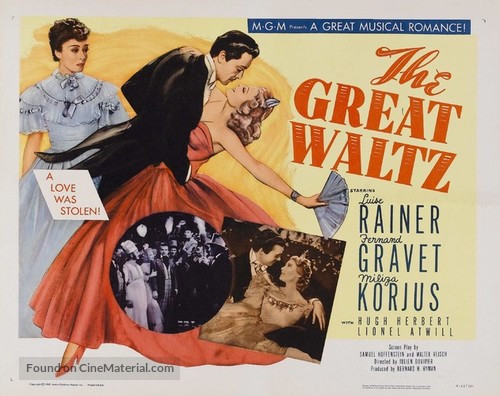 The Great Waltz - Re-release movie poster