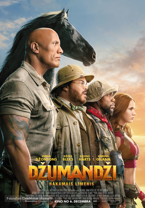 Jumanji: The Next Level - Latvian Movie Poster
