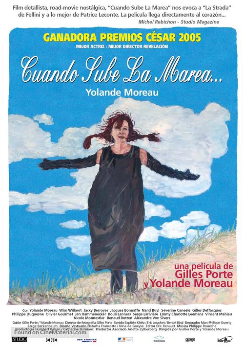Quand la mer monte... - Spanish Movie Poster