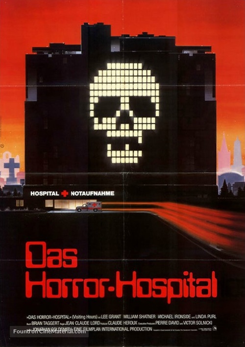 Visiting Hours - German Movie Poster