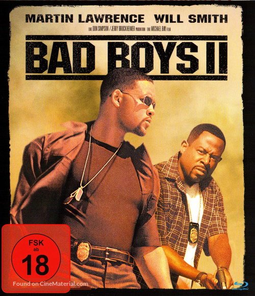 Bad Boys II - German Movie Cover